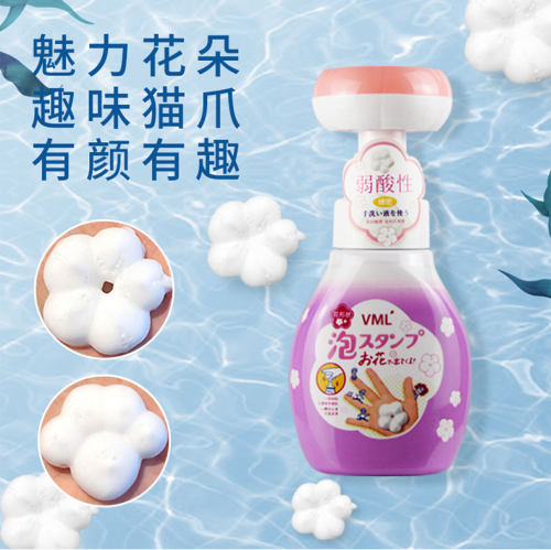 VML花朵洗手液316ml慕斯按压式装儿童抑菌家用泡泡压花补充装 - 图2