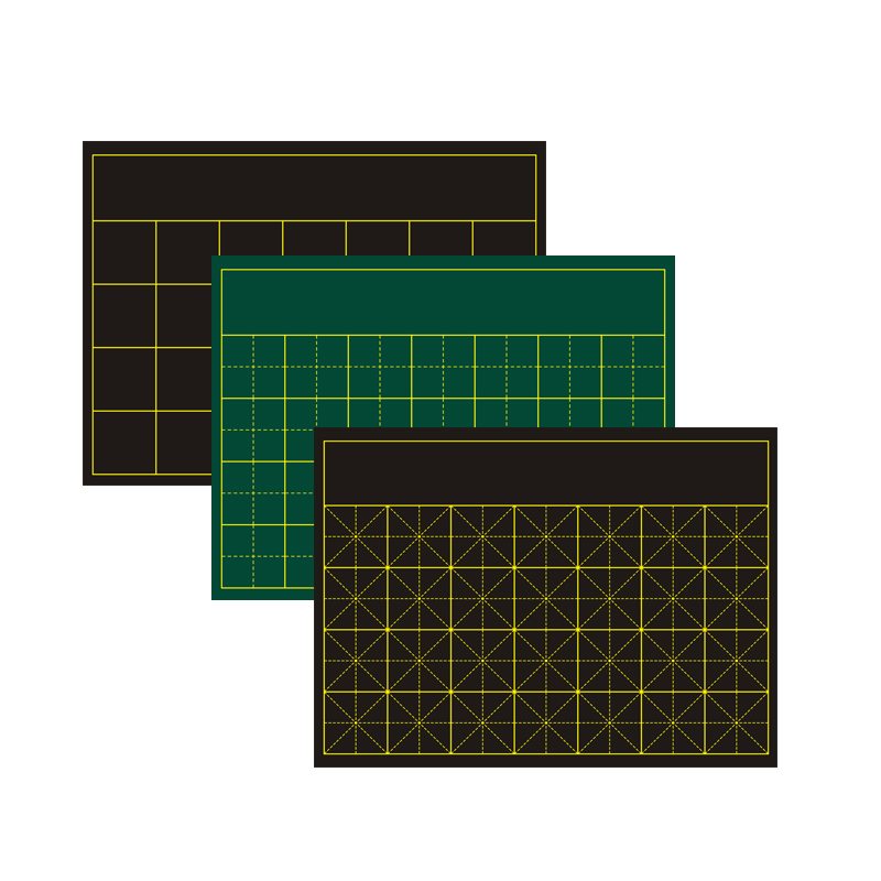 磁性书法方口格米字田字格横线格可写整首七言律诗古诗词带署名教学粉笔书写黑板磁力贴粉笔书法比赛软磁贴-图3