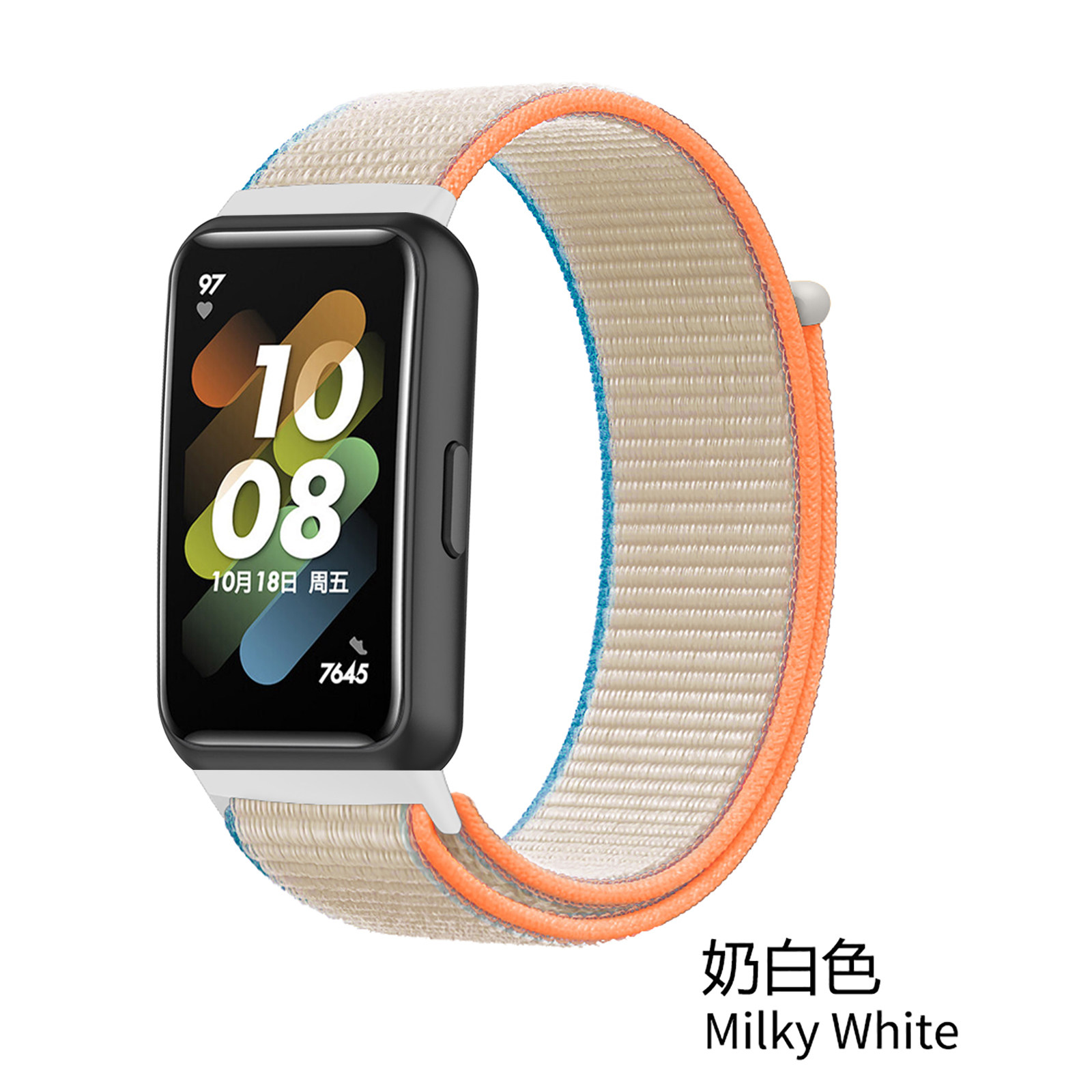 适用华为手环10/11手表带7NFC版表带尼龙回环8手环带透气运动替换带智能配件8腕带手表链男女款新款潮编织