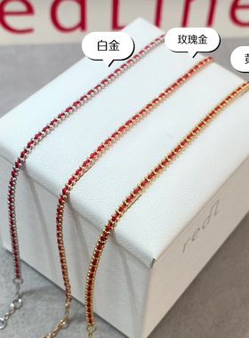 法国玫瑰金色手链女轻奢小众精致