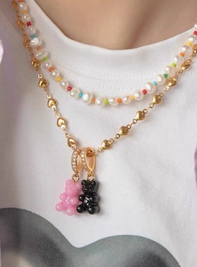 【权志龙同款】小熊吊坠软糖项链