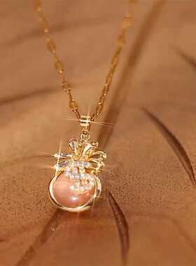 轻奢招财转运福袋项链女2025新款