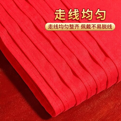 晨光红领巾小学生通用纯棉红领巾老师推荐大号少先队员专用不易掉色纯棉材质加厚款幼儿园学生用不掉色红领巾 - 图2