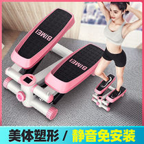 Twist waist pedalling machine hydraulic home mute walking machine slim leg mountaineering sports Weight loss Multi-functional fitness equipment Women