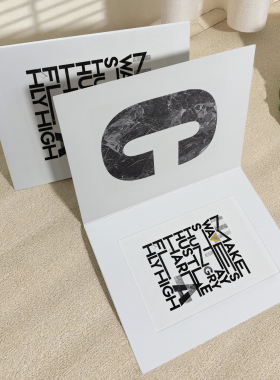 折页翻开卡纸框300g白卡双面彩印铜版纸手工绘画定制收纳绘画作品