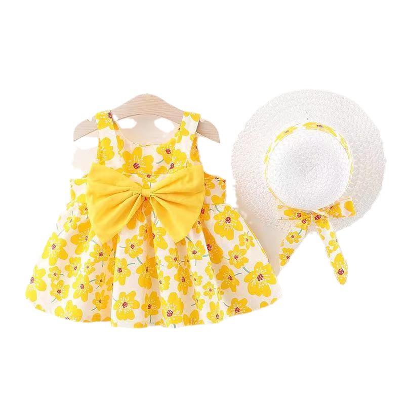 Baby Girls For Kids Girl summer beach Dress Children Clothes-图3