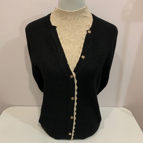 中老年女装半高领一体加绒加厚妈妈毛衣宽松假两件洋气保暖打底衫 - 图0