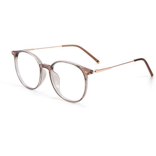 2025年超轻栗子棕圆框日夜两用夜视变色近视眼镜女夜间开车防远光 - 图3