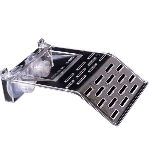 乌龟晒台爬台鱼缸龟缸爬坡亚克力吸盘高水位休息深水浮岛晒背浮台 - 图0