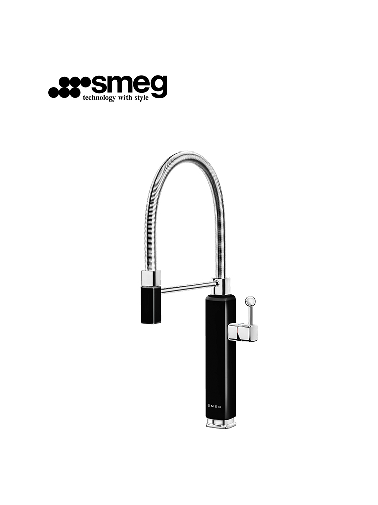 SMEG/斯麦格厨房复古水龙头抽拉式冷热家用意大利制造-图3