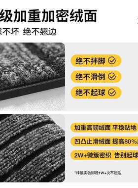 厨房地垫吸水防滑防油可擦免洗耐脏脚垫入户门垫进门门口地毯家用