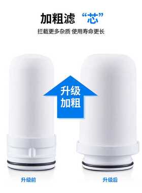陶瓷滤芯T03T05JYW水龙头可拆洗T02净水器通用滤芯过滤器加粗