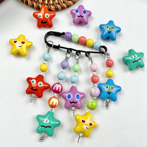 亚克力手链五月天应援串珠项链卜卜表情珠五月天应援物料DIY - 图2