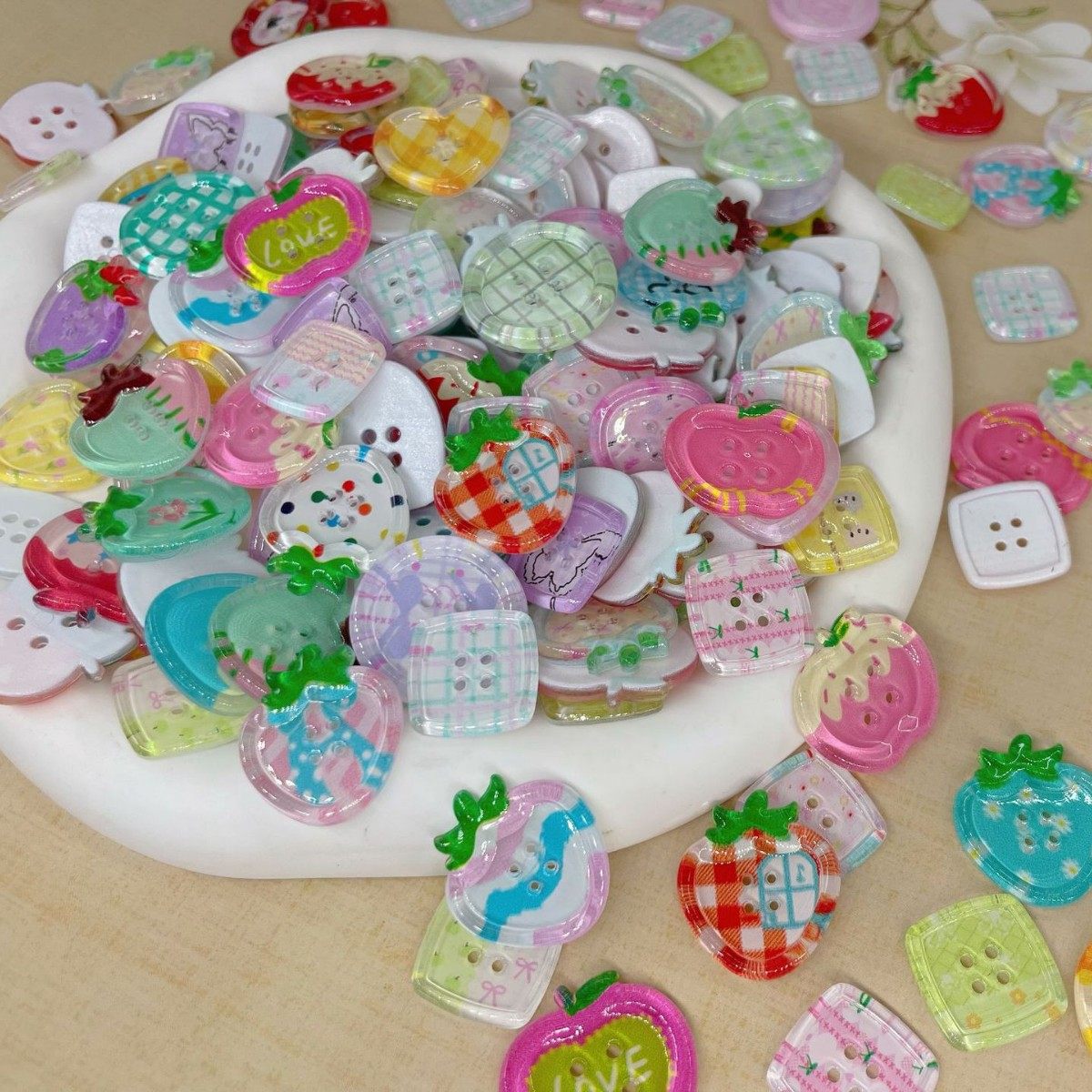 苹果儿童装睡衣手工儿童异形毛衣diy纽扣印花纽扣可爱苹果领袖,淘宝优惠券,粉丝福利购,淘宝优惠卷