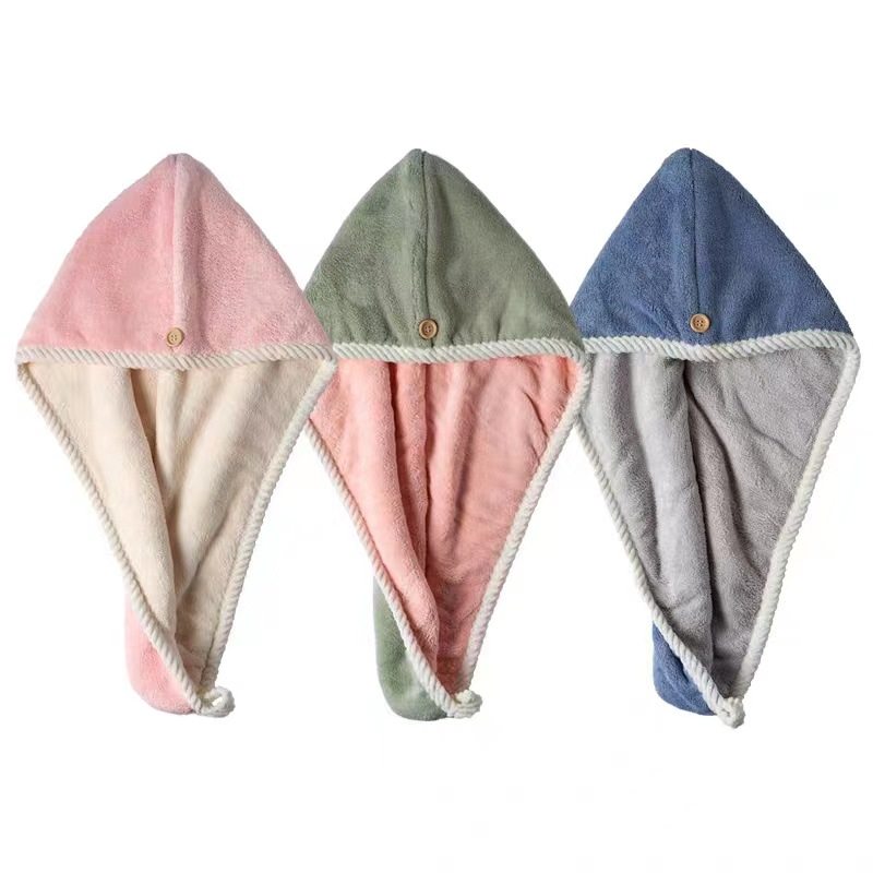 干发帽擦头发毛巾包头巾珊瑚绒加厚吸水女双层两面干发帽子速干,淘宝优惠券,粉丝福利购,淘宝优惠卷