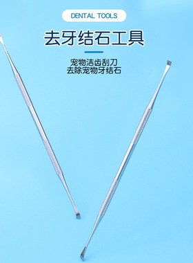 洁牙刮刀尖头牙结石工具洁齿宠物去牙结石狗狗新款犬用清洁护龈