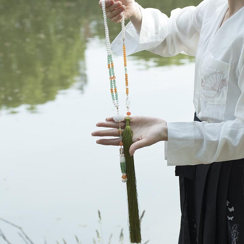 流苏链吊坠吊坠2025新款襟古装汉服步国风腰坠配饰唐装女士,淘宝优惠券,粉丝福利购,淘宝优惠卷