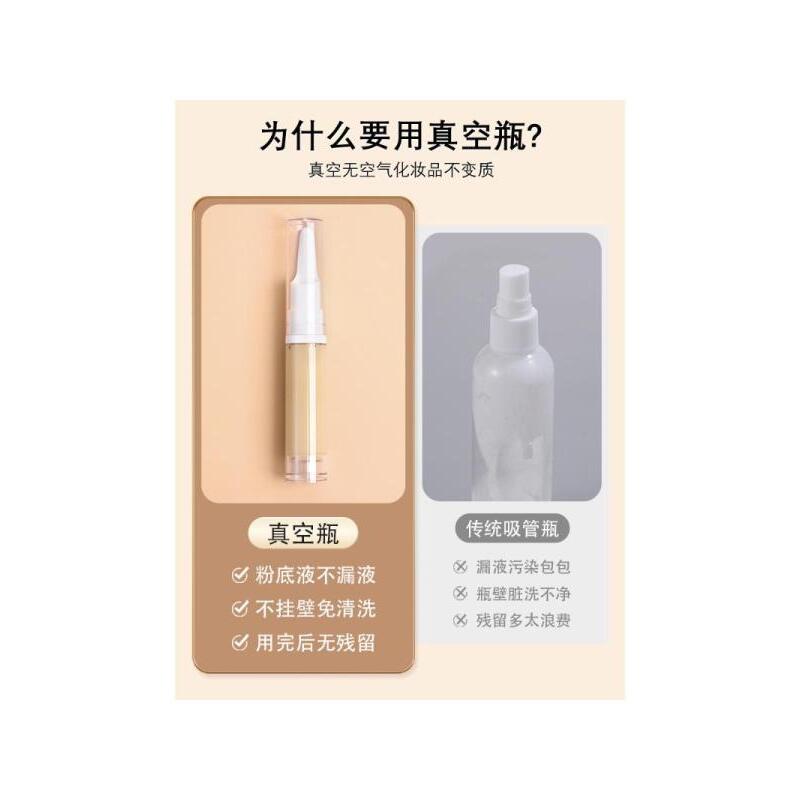 眼霜瓶瓶子眼霜分装按压式收纳瓶化妆品粉底防晒霜乳液套装隔离霜-图1