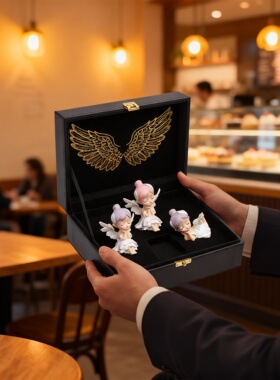 高端天使小摆件奢华礼盒桌面收藏