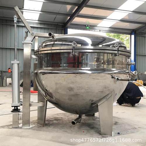 高压锅煮酱牛肉的做法 高压锅煮大骨 福建煮牛腩大高压锅工厂 - 图0