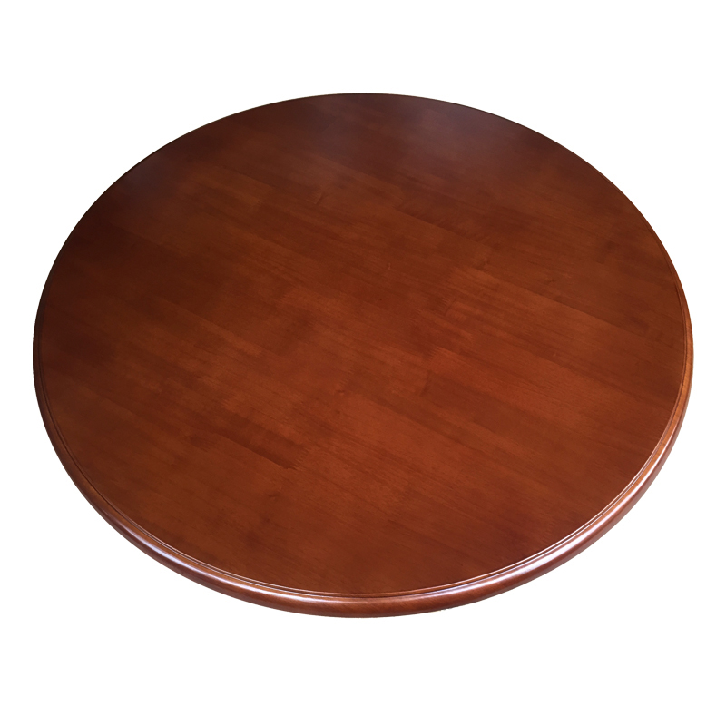 实木餐桌圆桌转盘家用旋转圆盘圆台面桌面胡桃原木实木转台包邮 - 图3