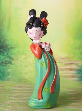 装饰国潮工艺品客厅新少女唐宫