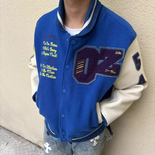 特大码300斤蒸气机器人棒球服vibe夹克外套春秋百搭男女夹克外套 - 图3
