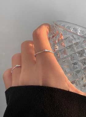 链条戒指女设计小众高级感