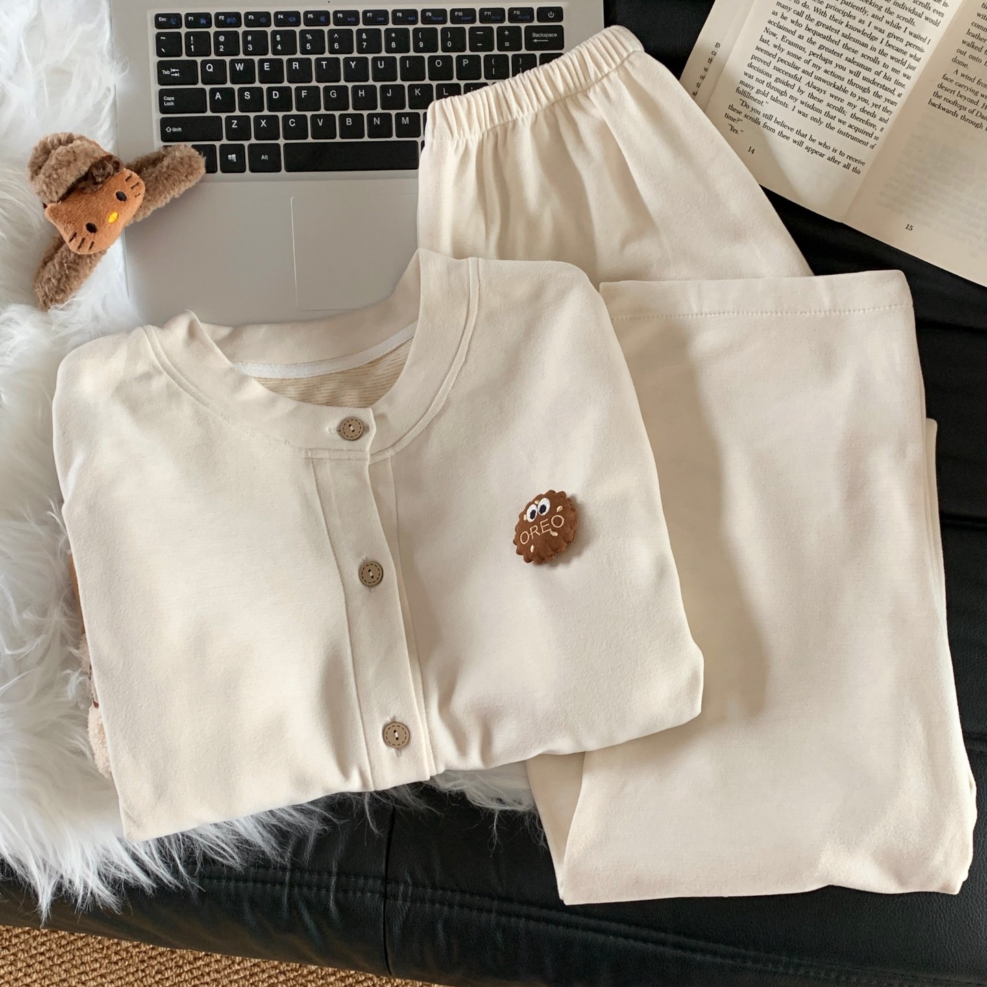 磨毛保暖睡衣女春秋冬季长袖长裤套装新款软绵绵羊绒家居服可外穿,淘宝优惠券,粉丝福利购,淘宝优惠卷