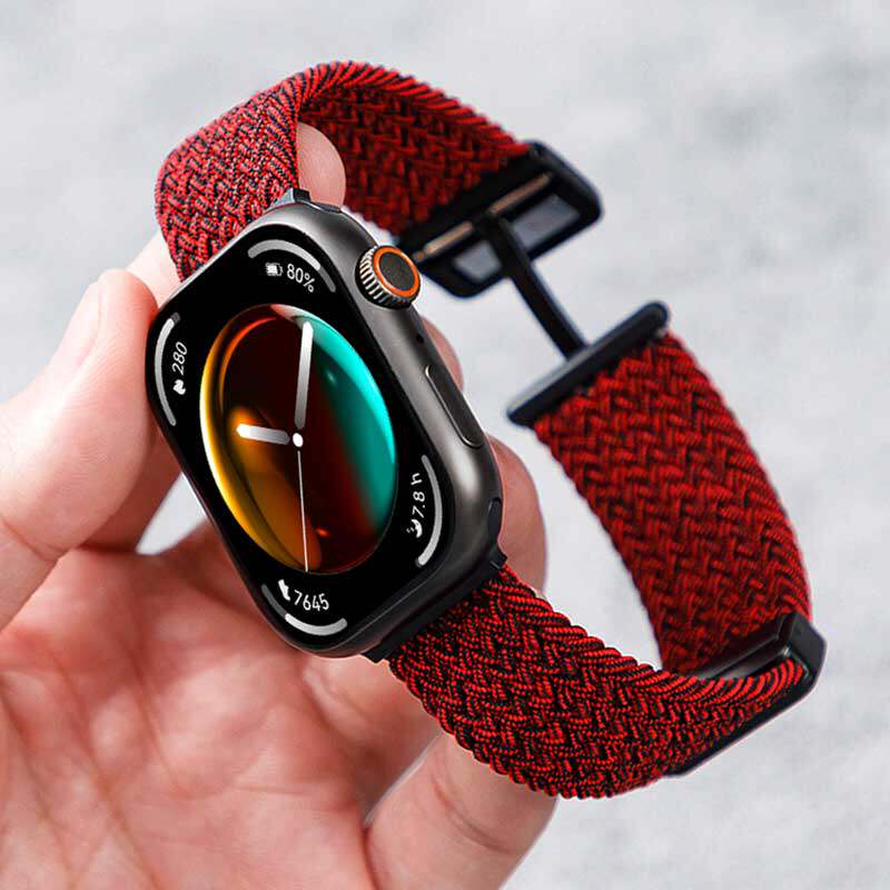 适用华为watch FIT4/3表带watchfit4pro手表带活力款编织尼龙磁吸fit2腕带透气手表链男女款士手环个性替换带