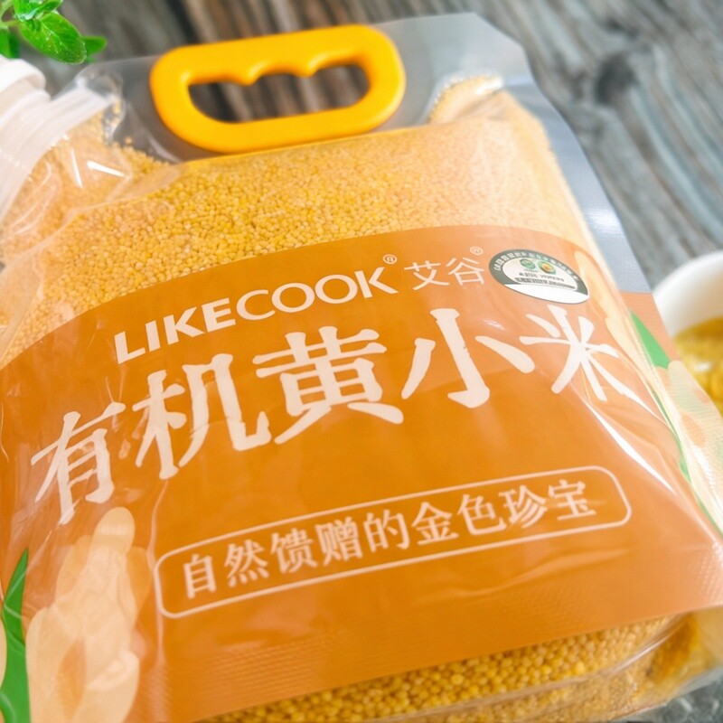 艾谷 有机 正宗山西黄小米 米油醇厚 量超大900g