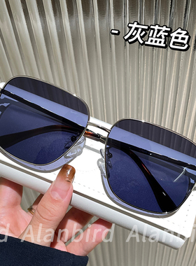 大脸专属时尚大方框近视墨镜开车