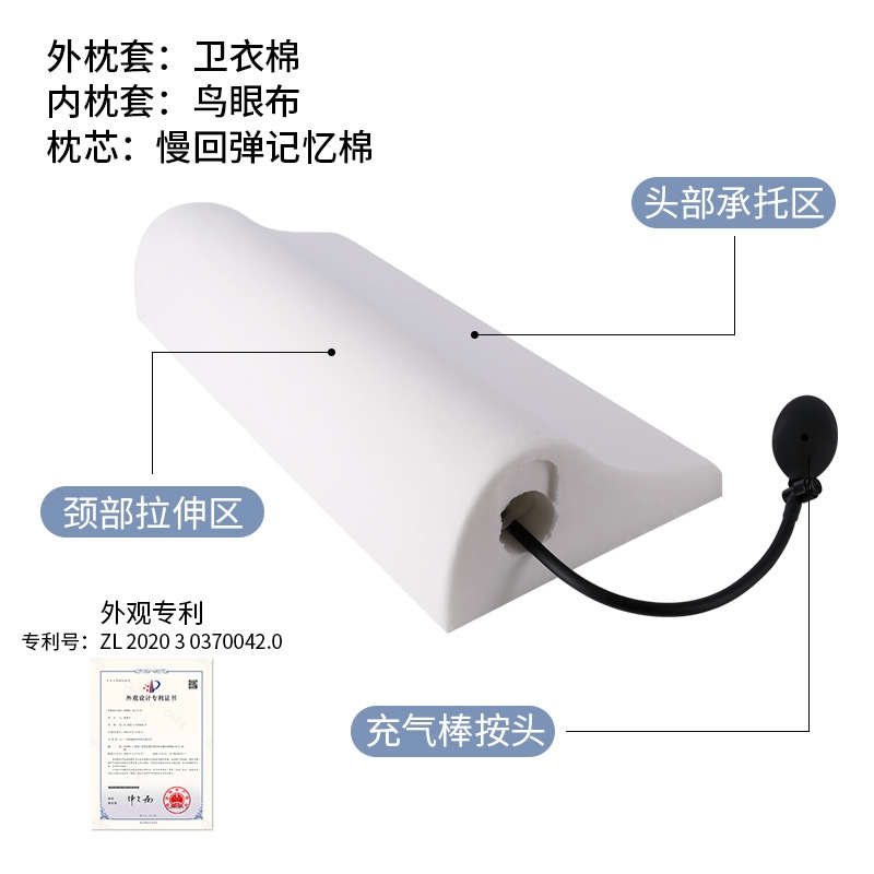 德国防打呼噜器神器成人止鼾神器止嚎鼻鼾睡枕护颈蝴蝶枕打鼾枕头 - 图1