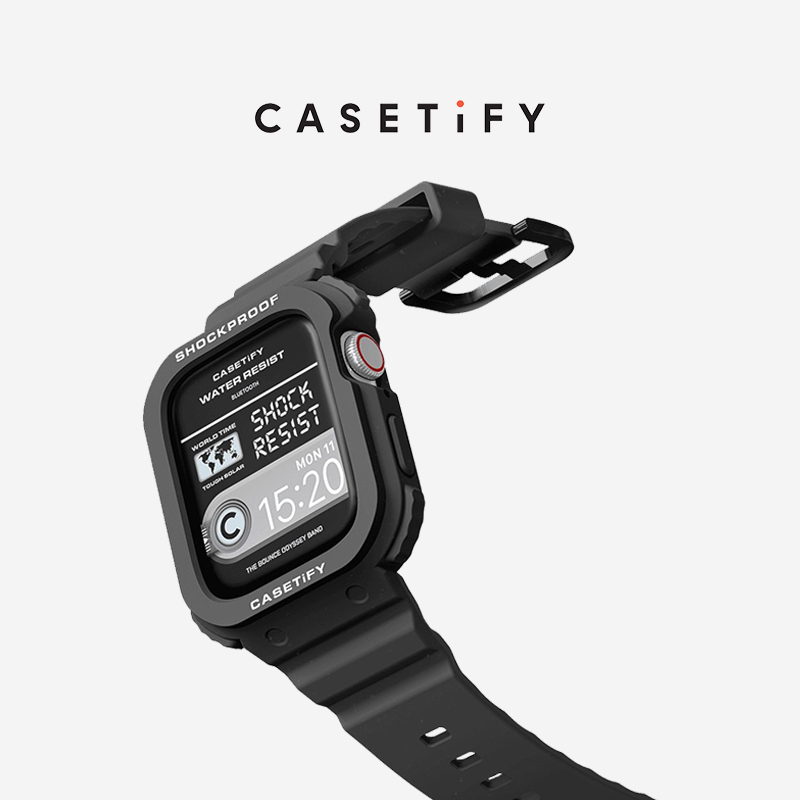 CASETiFY The Bounce Odyssey Band超强韧一体化表带适用于Apple Watch表带-图1