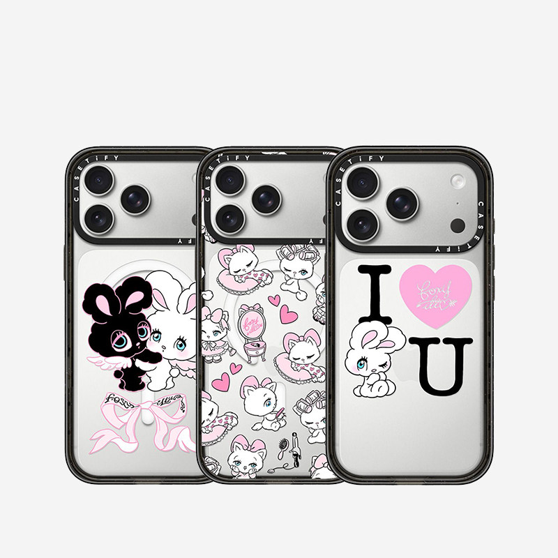 CASETiFY 爱心小兔foxy 适用于苹果iPhone17ProMax/17Pro/Air/16ProMax/15ProMax/华为Mate60pro手机壳