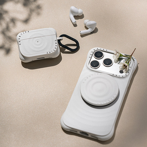 CASETiFY Essentials AirPods Pro 波漾耳机保护壳 适用于AirPods Pro 2/AirPods 4 耳机保护套 - 图0
