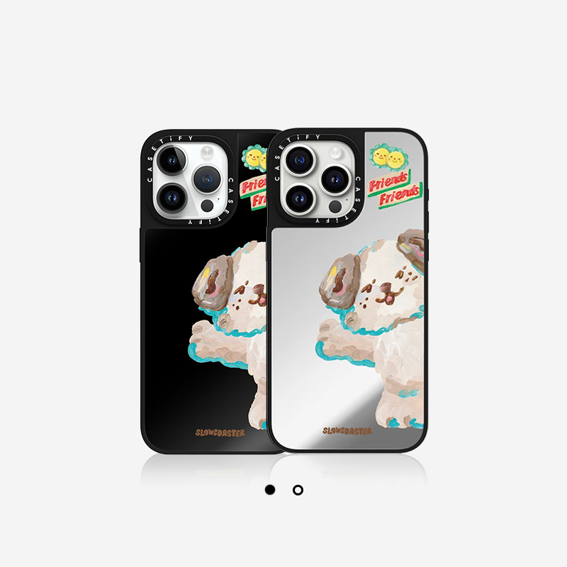 CASETiFY SLOWCOASTER小狗狗适用于iPhone15/14/13/Plus/Pro/Max镜面防摔手机壳-图3