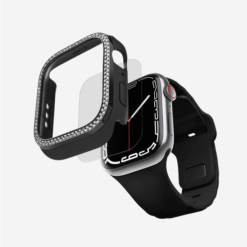 CASETiFY 闪亮手表保护壳 附屏幕保护贴 适用于Apple Watch腕表保护壳