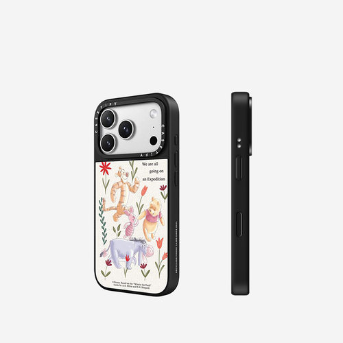 迪士尼小熊维尼 x CASETiFY 联名系列 和好朋友冒险/童话森林/一起探索吧 适用于苹果iPhone17/16系列手机壳 - 图0