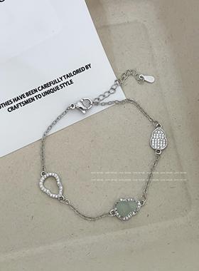 新中式葫芦锆石镂空手链女