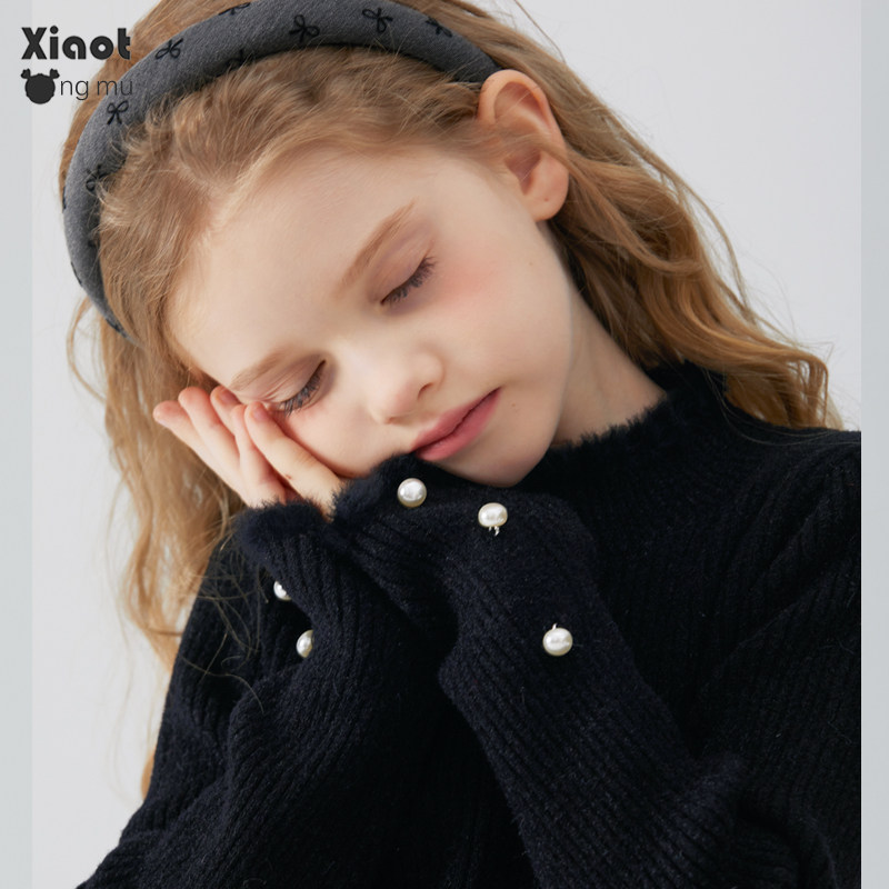 小童木 人手一件女童毛衣秋冬2025新款半高领针织上衣儿童打底衫,淘宝优惠券,粉丝福利购,淘宝优惠卷