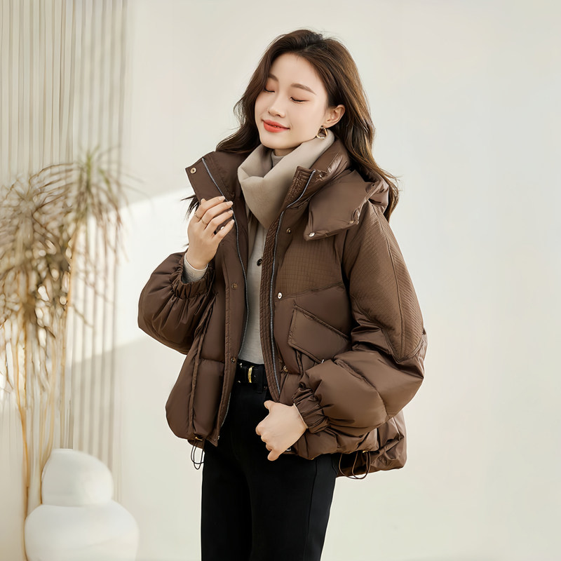 2025年新款棉服女冬短款加厚小个子棉衣宽松棉袄高端时尚保暖外套,淘宝优惠券,粉丝福利购,淘宝优惠卷