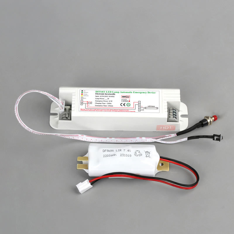T5/T8/T10 LED感应灯管应急启动电源 10-40W内置LED应急电源 - 图1