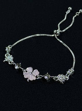 四叶草幸运手链女生高级轻奢小众