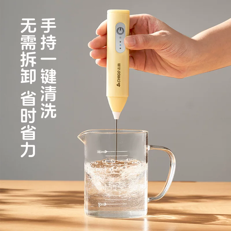 Zhigao молочный пенообразователь кофейный миксер молочный порошок миксер молокобий молочный пеноподня молочная крышка молочный пенообразователь
