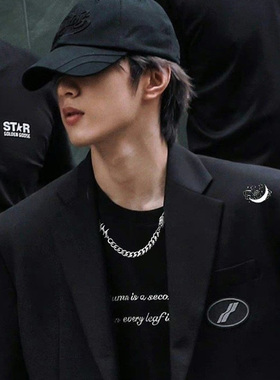 异形拼接项链男士古巴轻奢