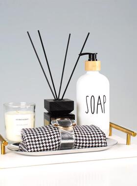 现代装饰套装卫浴组合样板房售楼处轻奢装饰套装洗手池盆摆件套装