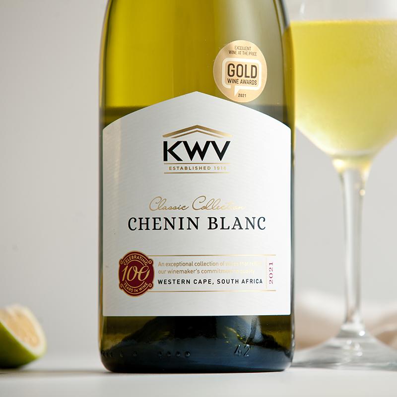 南非原瓶进口 KWV凯樽汇锦殿Chenin Blanc白诗南干白葡萄酒 - 图1