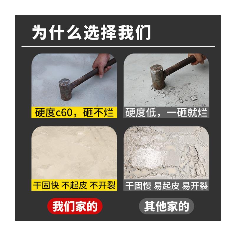 水泥路面高强度修补料混凝土抗裂缝修补剂自流平地面专用快速砂浆 - 图3