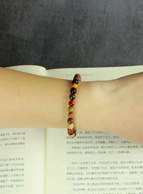 金爵临小多宝手串女士款紫檀绿檀沉香木30种天然6mm木质单圈手链